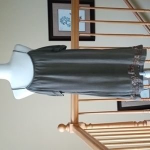 Black Swan lace cold shoulder boho country western cottagecore summer midi dress